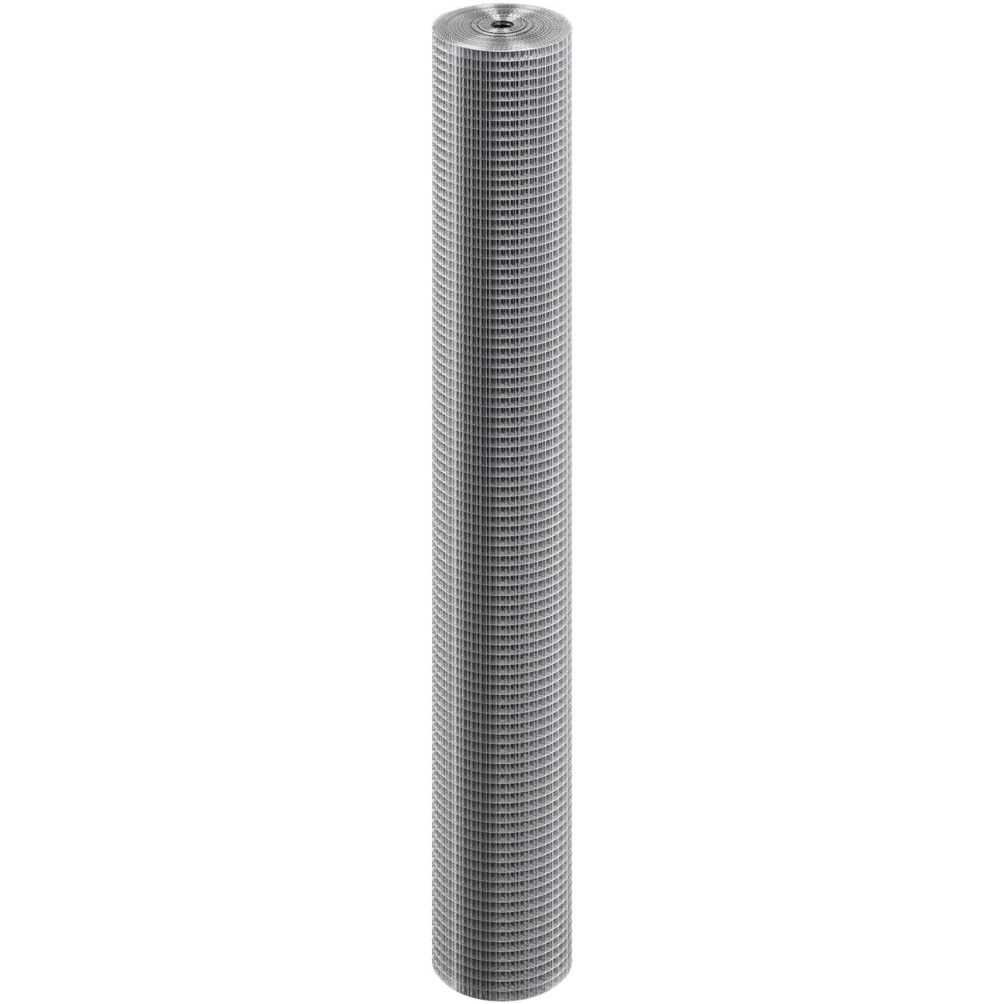 Hardware Cloth 12.7 mm 1220 mm x 15.24 m 19 Gauge Chicken Wire Fence, Hot-Dip Galvanized After Welding Metal Wire Mesh Roll, Garden Plant Welded Fencing Roll Supports Poultry Netting Cage Fence