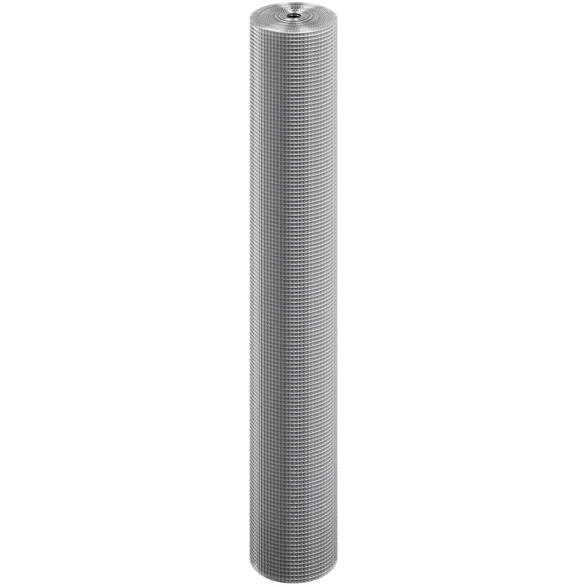 Hardware Cloth 6.35 mm 915 mm x 15.24 m 23 Gauge Chicken Wire Fence, Hot-Dip Galvanized After Welding Metal Wire Mesh Roll, Garden Plant Welded Fencing Roll Supports Poultry Netting Cage Fence