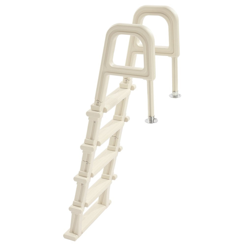 VEVOR 5-Step Inclined Robust Pool Ladder of 2 Handrails for 1219.2-1371.6mm Pool