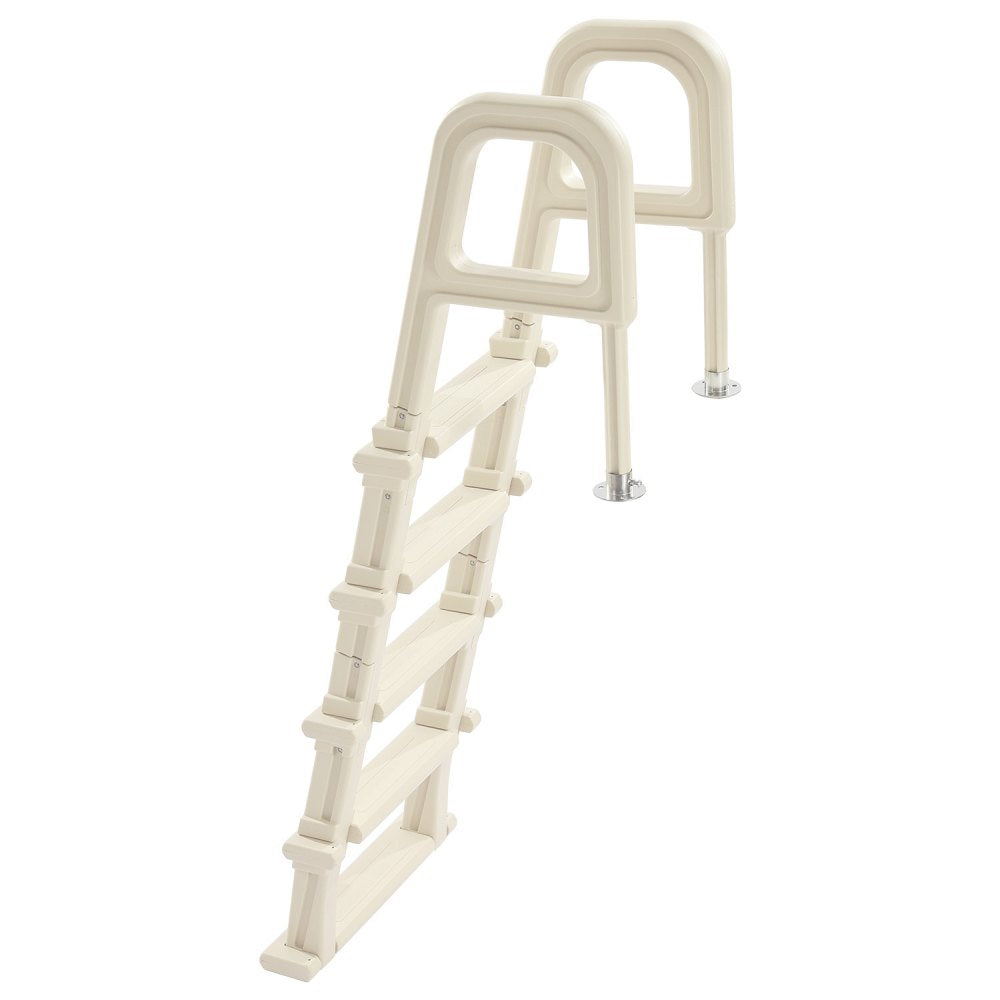 VEVOR 5-Step Inclined Robust Pool Ladder of 2 Handrails for 1219.2-1371.6mm Pool