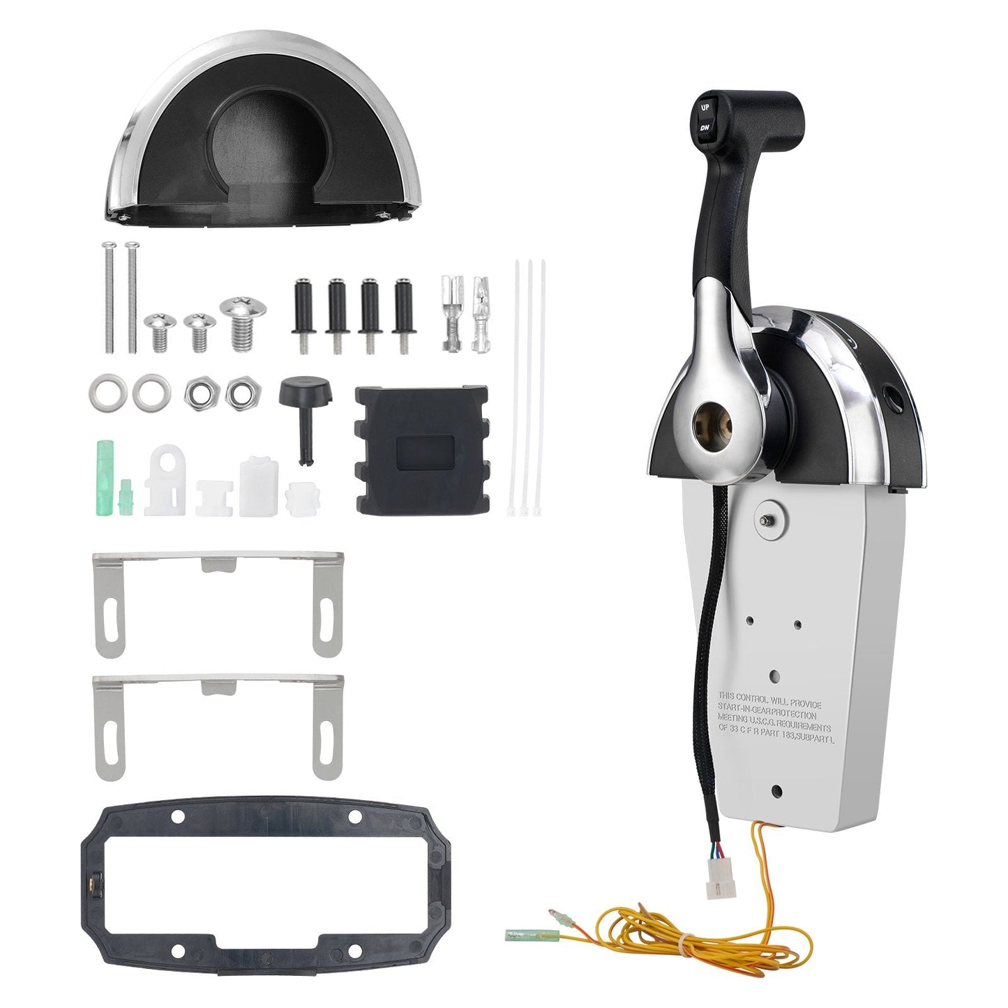 Top-Mount Remote Control Box for Mercury Outboard Motors, 3.19 kg, 1.8 m Cable