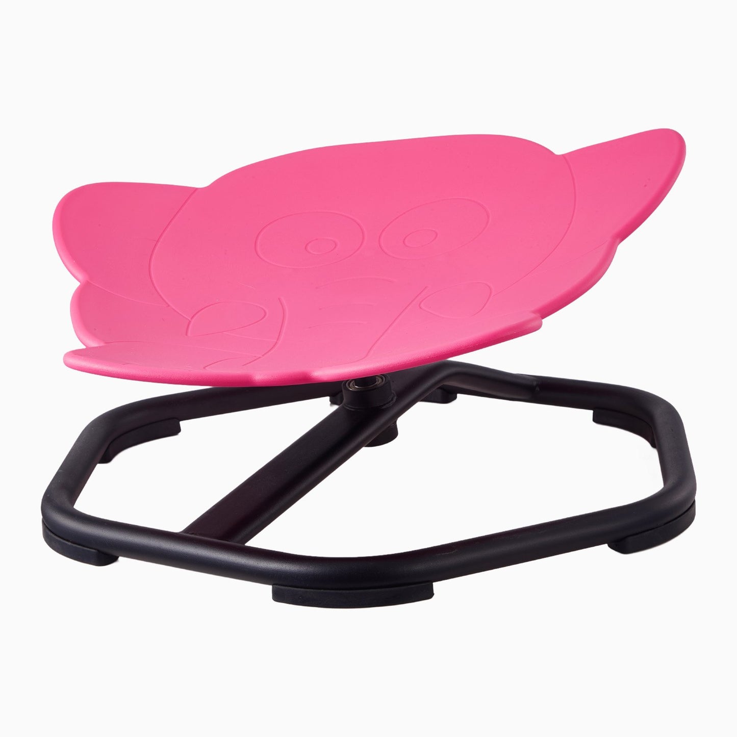 Kids Swivel Chair, 220 lbs Capacity, Elephant Shape Sensory Spinning Chair, Autistic Kids Sensory Toy Seat with Non-Slip Metal Base, Toddler Sit & Spin Seat for Coordination Balance Focus, Red