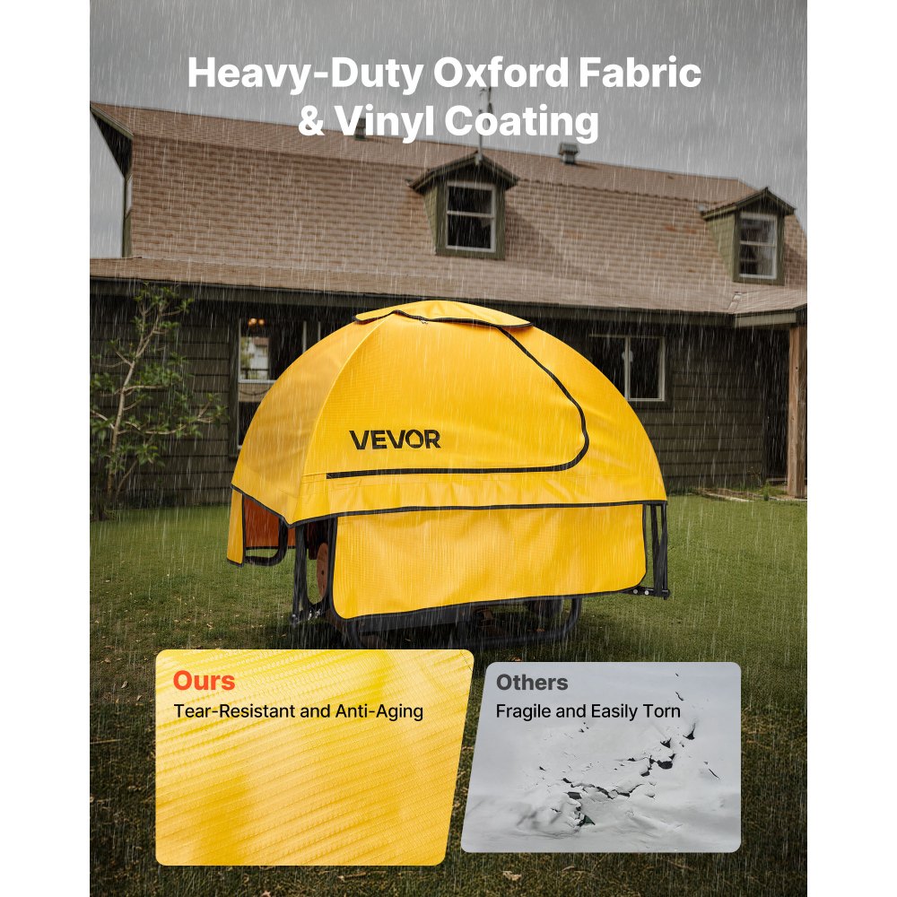 VEVOR Generator Cover Universal Generator Waterproof Cover 915x660x660 mm Yellow
