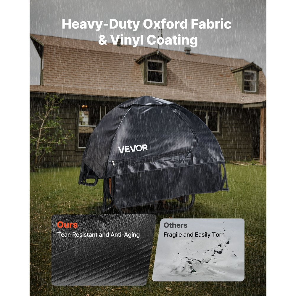 VEVOR Generator Cover Universal Generator Waterproof Cover 915x660x660 mm Black