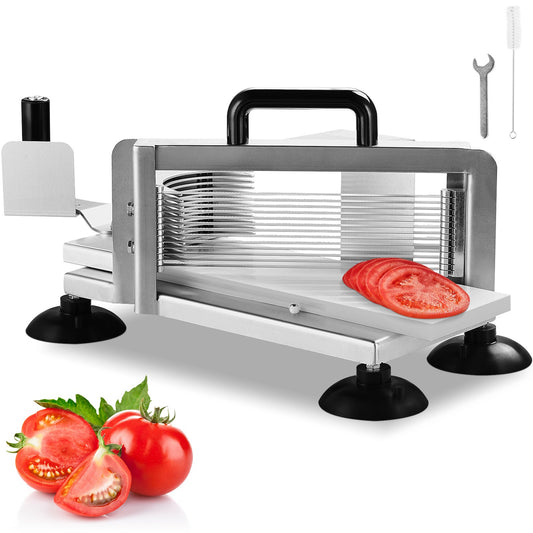 VEVOR Commercial Tomato Slicer, 1/4 inch Tomato Cutter Slicer, Stainless Steel Heavy