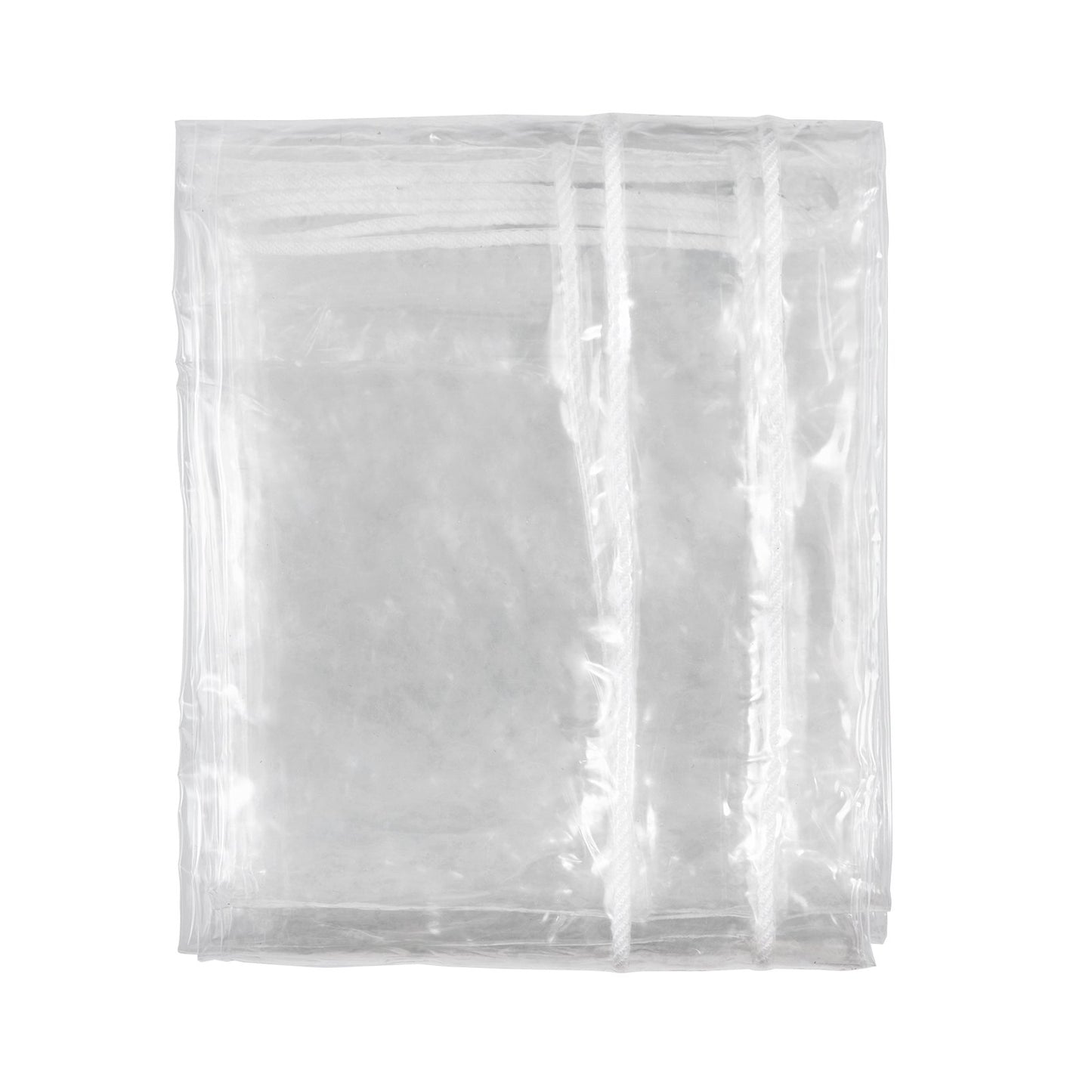 VEVOR Clear Vinyl Tarp, 2 x 2.99 m Clear Vinyl Patio Enclosure, Tear-Proof and Waterproof
