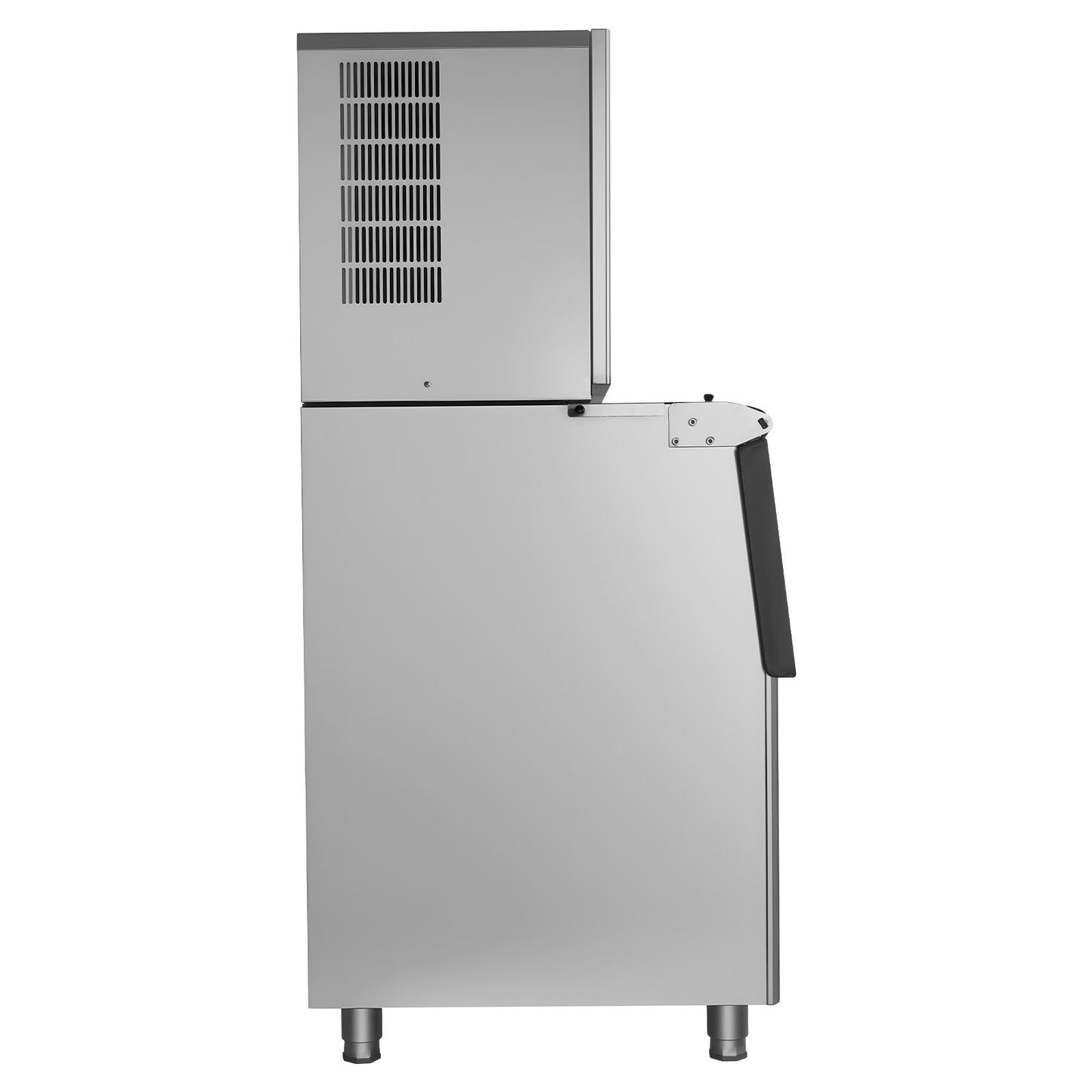 Commercial Ice Maker Machine, 163 KG/24H Ice-Making Machine with 113 KG Large Storage Bin, Auto Self-Cleaning Ice Maker with Touchscreen for Bar Cafe Restaurant Business Commercial