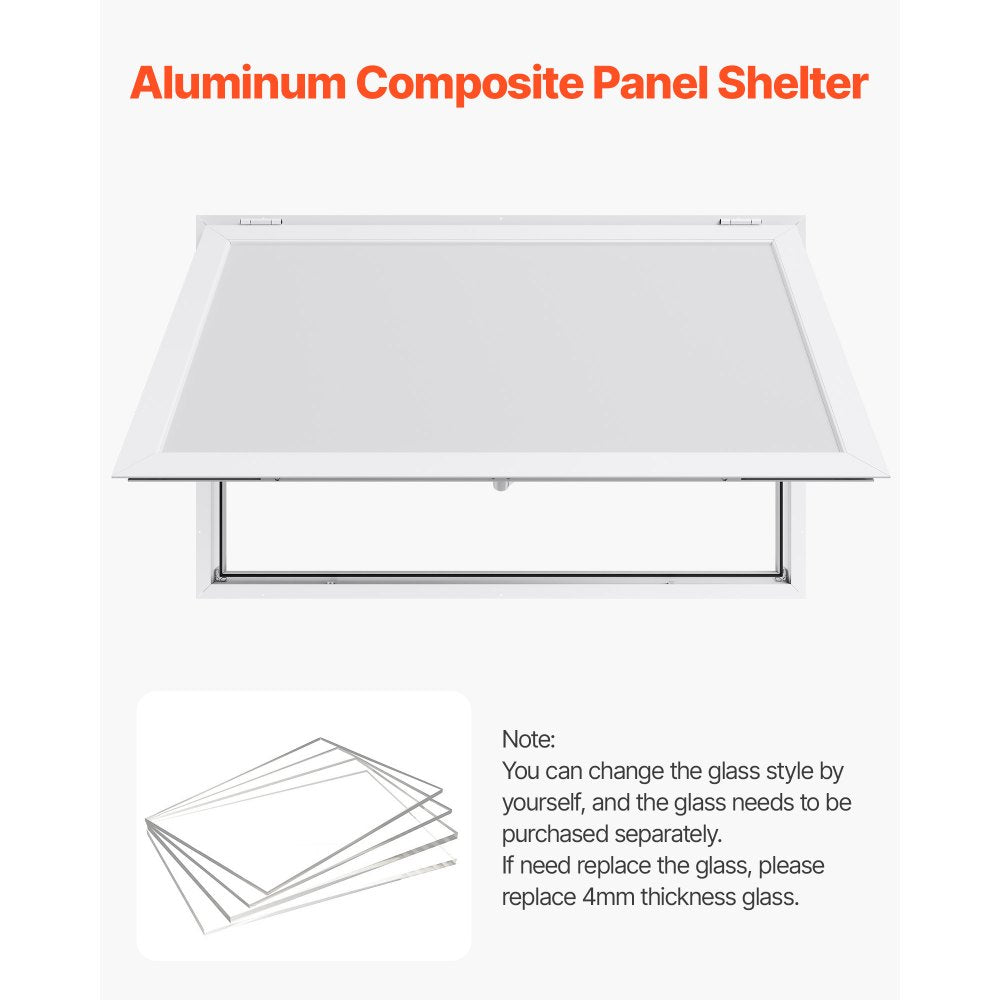 135x84 cm Concession Stand Serving Window Food Truck Service Awning