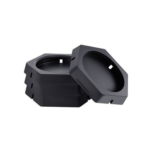 RV Leveling Pads 5000lbs 4 Pcs Rubber Trailer Jack Pads for 10" Round Feet