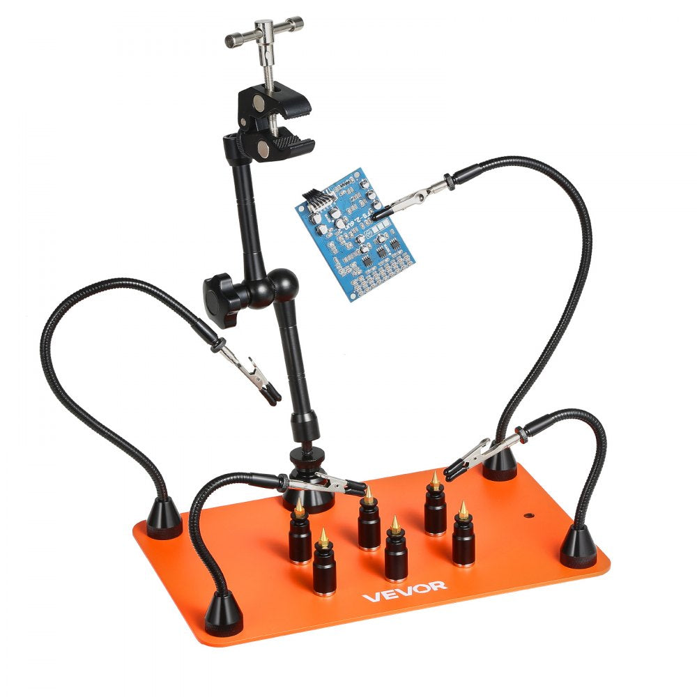 VEVOR Magnetic Helping Hands Soldering Station Hot Air Gun Holder 6 PCB Holders