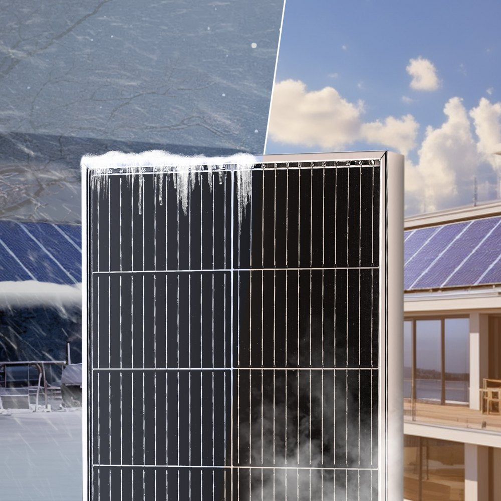 VEVOR 200W Monocrystalline Solar Panel Kit 2PCS Solar Panels & Charge Controller