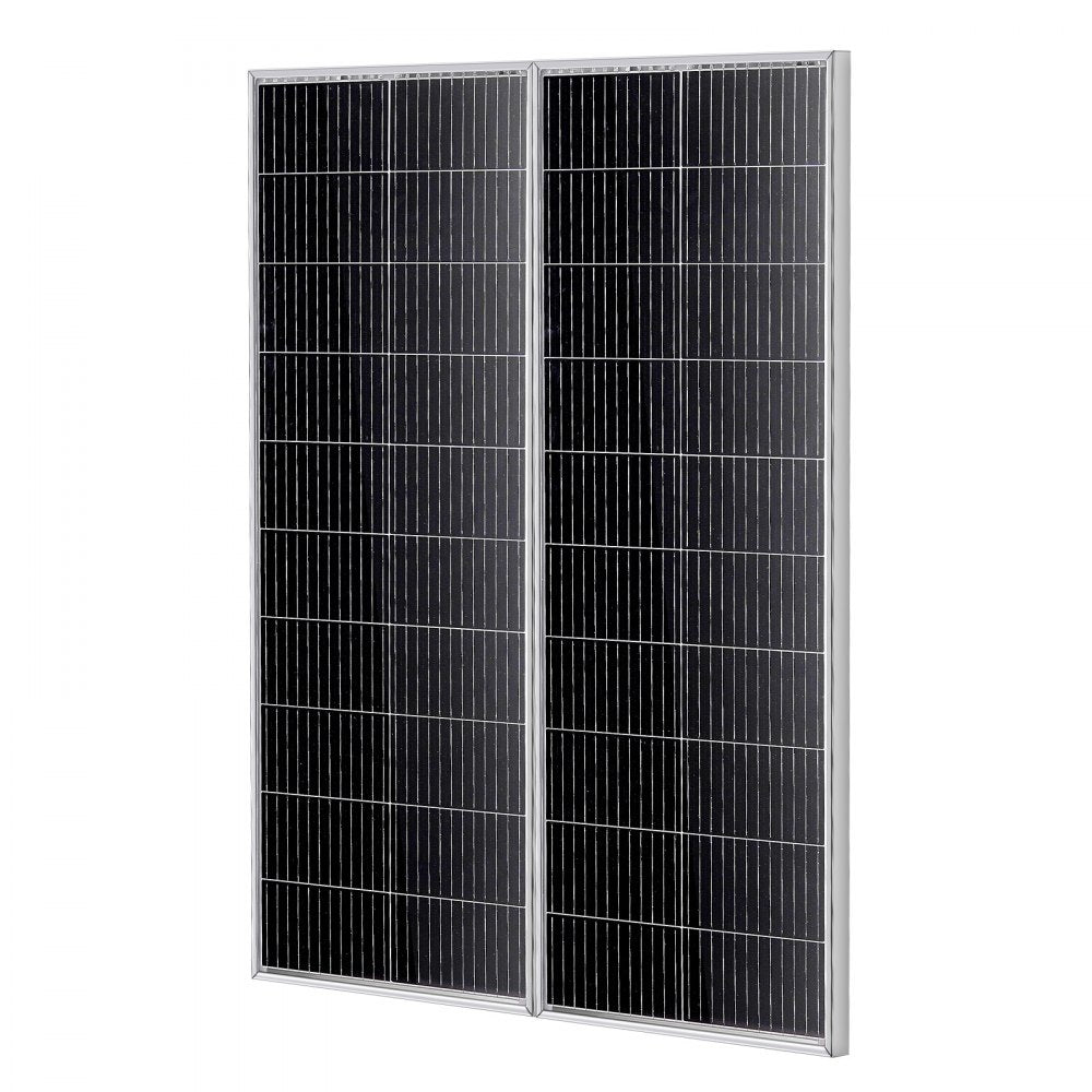 VEVOR 200W Monocrystalline Solar Panel Kit 2PCS Solar Panels & Charge Controller