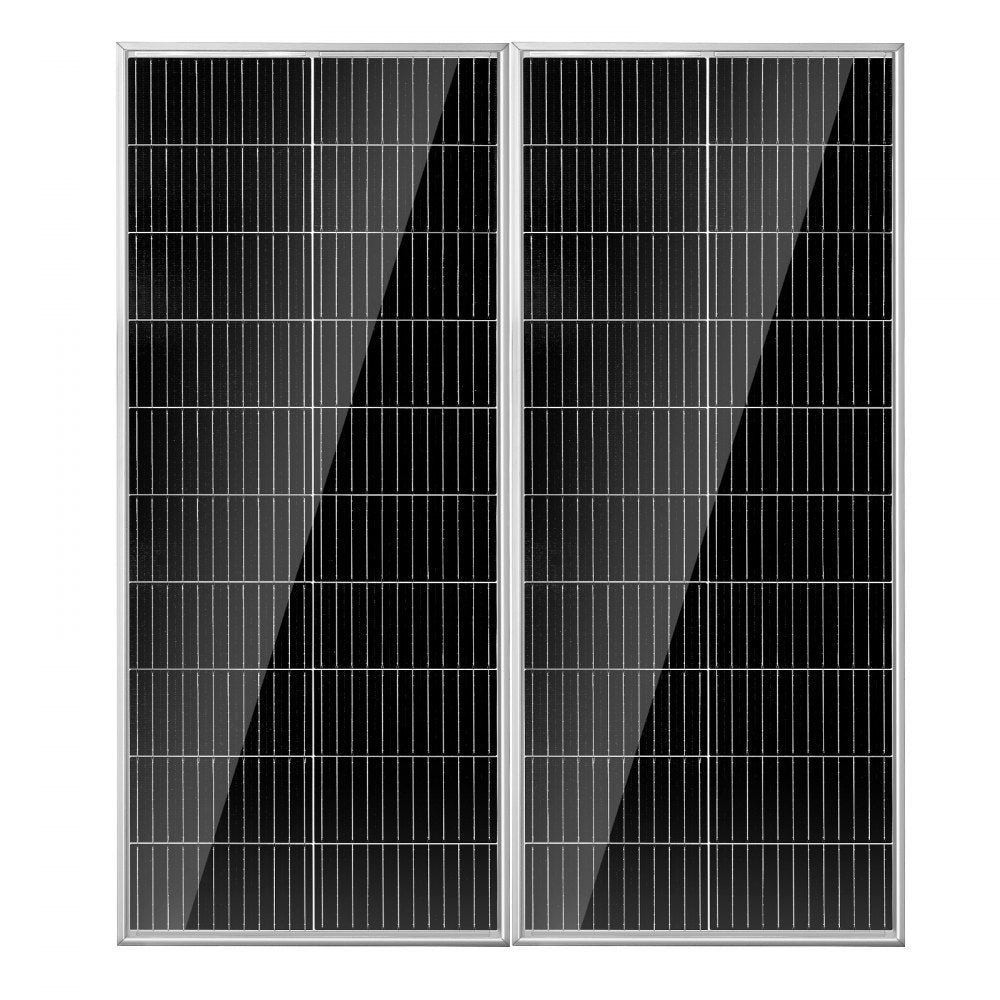 VEVOR 200W Monocrystalline Solar Panel Kit 2PCS Solar Panels & Charge Controller
