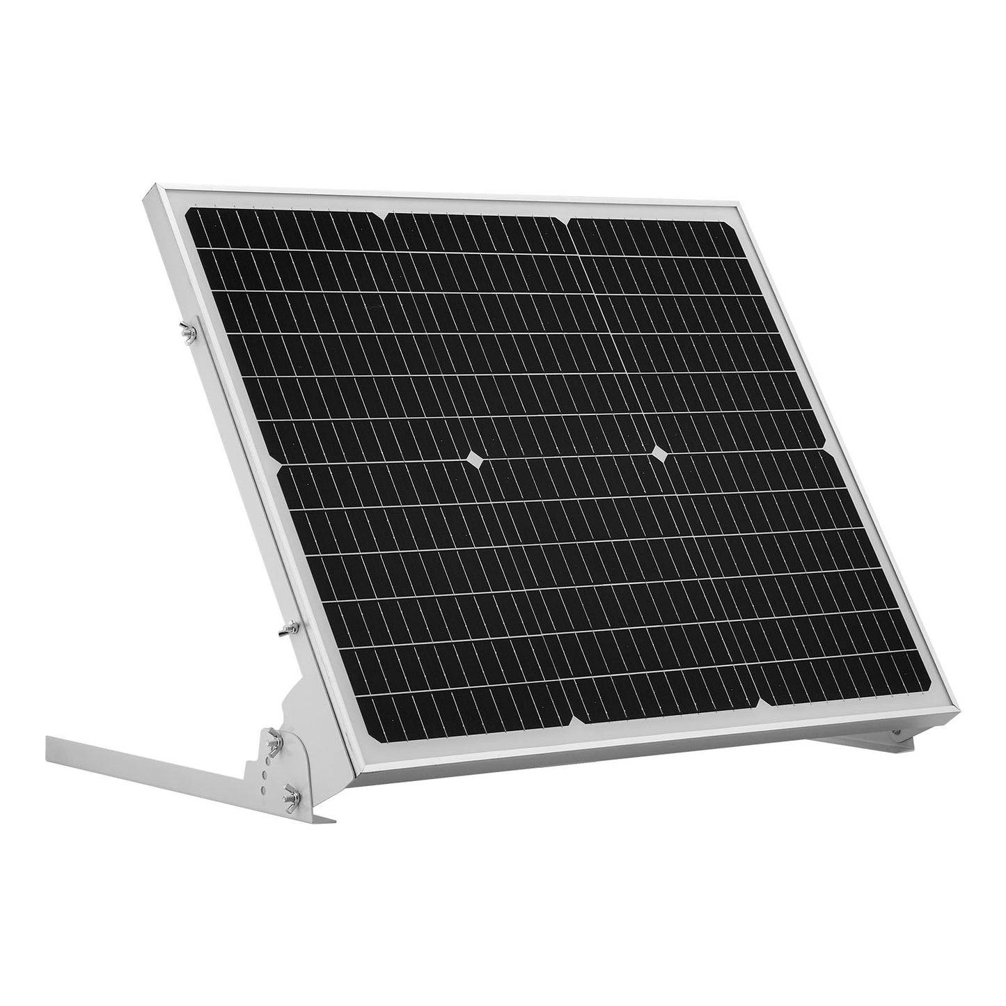 50W 12V Solar Battery Trickle Charger Maintainer, Mono Solar Panel Battery Charger with Upgraded MPPT Controller & Adjustable Mount Bracket, IP65 Waterproof for Car Boat RV Trailer House Roof