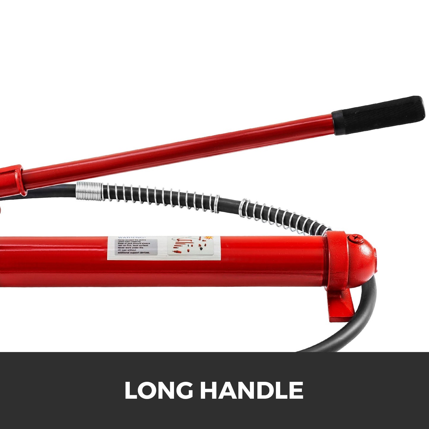 VEVOR 10 Ton Porta Power Kit 1.4M (55.1 inch) Oil Hose Hydraulic Car Jack Ram Autobody