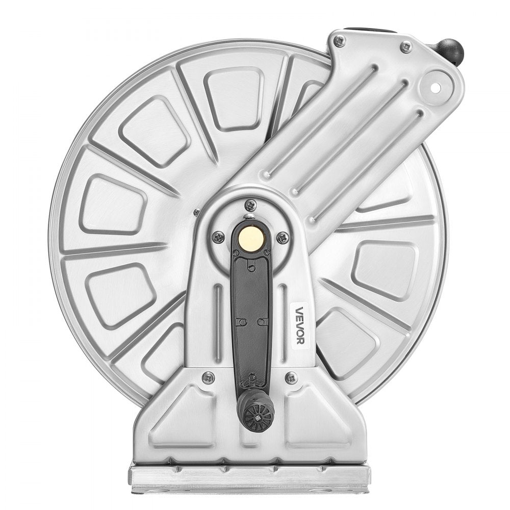 VEVOR Wall Mounted Garden Hose Reel 150ft 5/8 in Hose Winder with Hose Guide