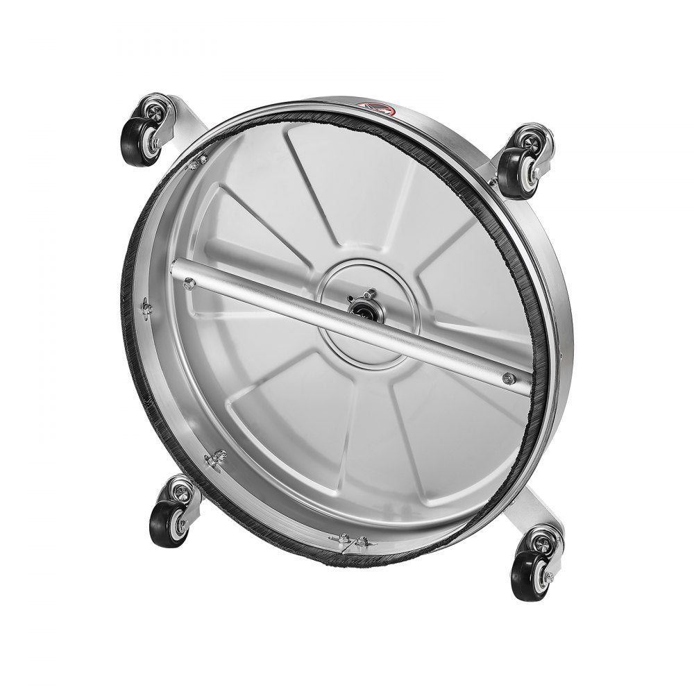 18" Pressure Washer Surface Cleaner 4 Wheels 4000 Max PSI 2 Extended Wands