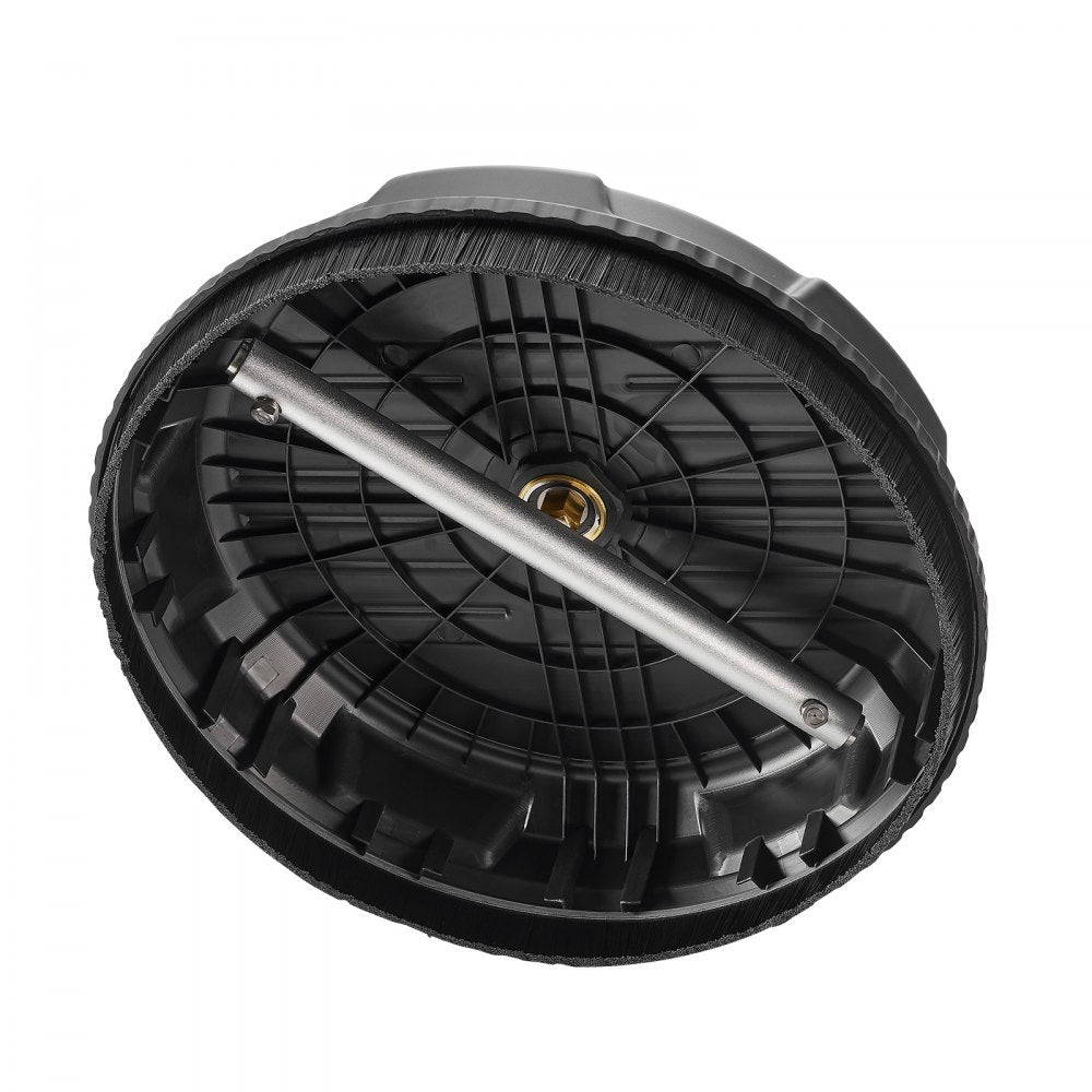 VEVOR 15" Pressure Washer Surface Cleaner 4000 Max PSI Plastic 2 Extended Wands