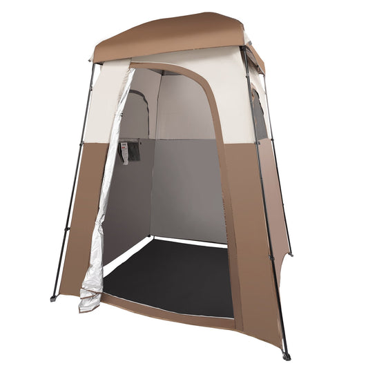 VEVOR Camping Shower Tent, 66" x 66" x 87" 1 Room Oversize Outdoor Portable Shelter,