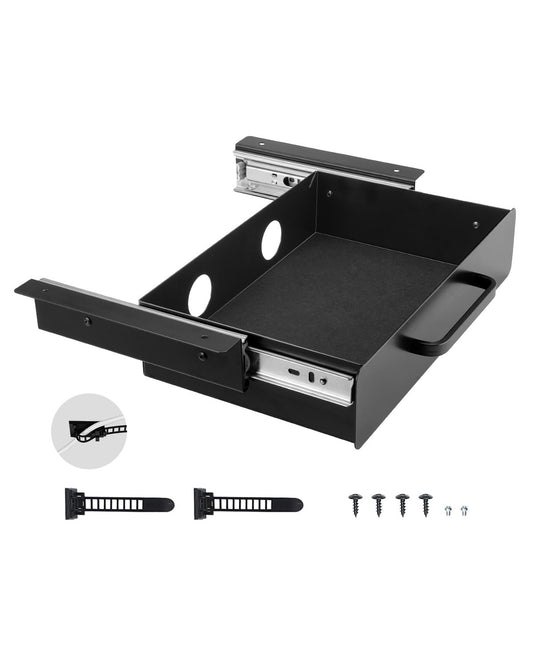 VEVOR 33 cm Under Desk Drawer Organizer Slide-out Drawer Space Saver Home Office