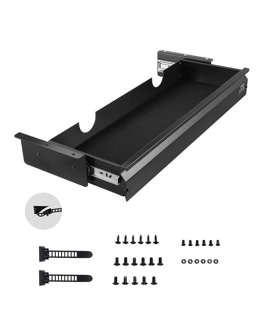 VEVOR 68 cm Under Desk Drawer Organizer Slide-out Drawer Space Saver Home Office