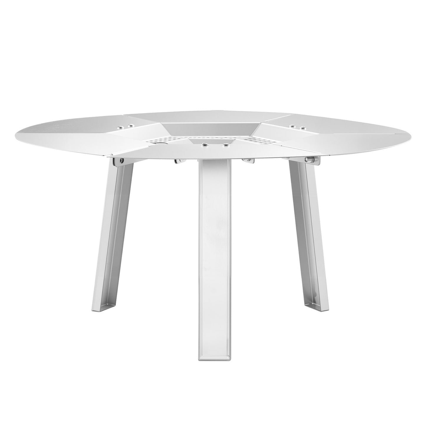 Fire Pit Heat Deflector for Solo Stove Ranger, 508 mm Round for Wood Burning Fire Pit, 304 Stainless Steel Heat Diffuser, Detachable Burner Cover Camping Accessories