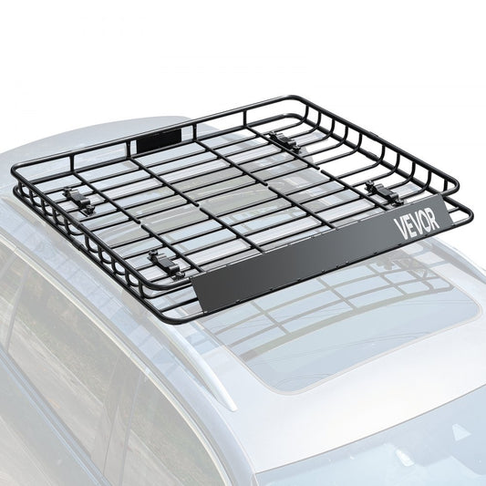 Roof Rack Cargo Carrier Basket 1095x1270x105 mm Car Top Luggage Holder