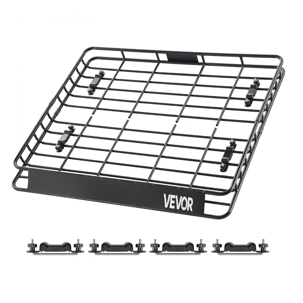 Roof Rack Cargo Carrier Basket 1095x1270x105 mm Car Top Luggage Holder