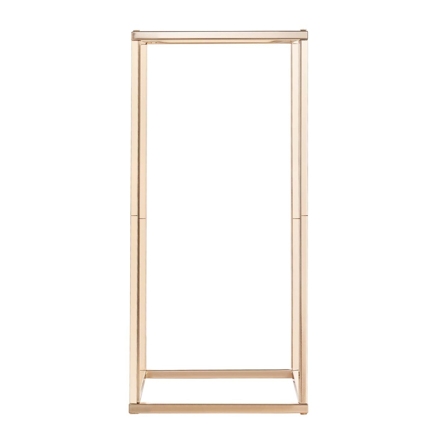 Wedding Flower Stand, 10PCS 60cm Column Flower Stand, Floral Stands with Acrylic Laminate, Rectangular Floral Display Rack for Wedding, Party, Birthday, Home, French Gold Centerpiece Stands