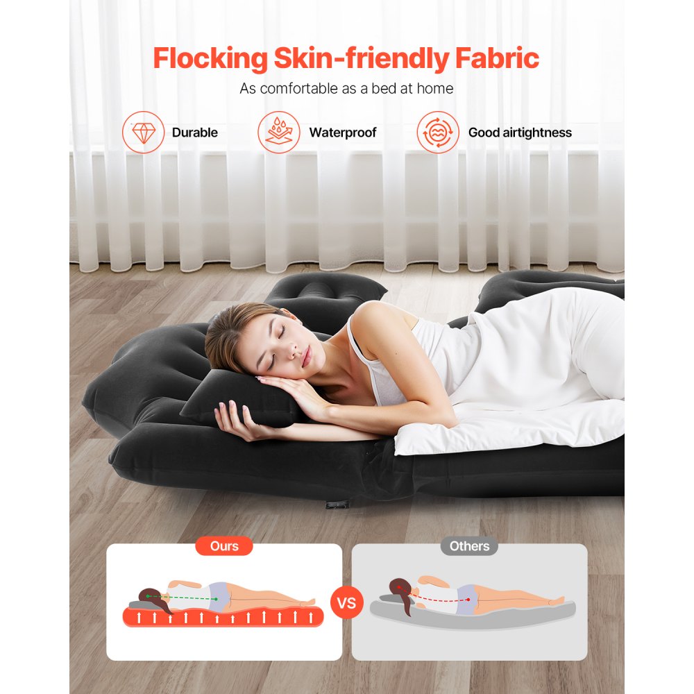 Car Air Mattress Inflatable Car Camping Travel Sleeping Bed SUV MPV Sedan