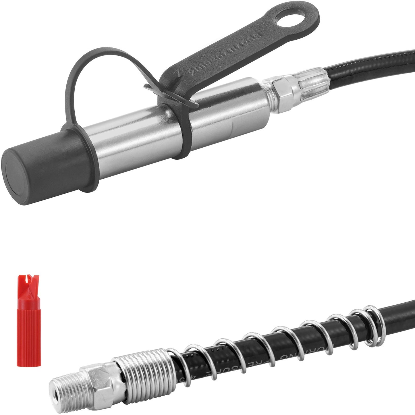VEVOR Grease Gun Coupler High Pressure Quick Release Lock Oil Nozzle 10000 PSI