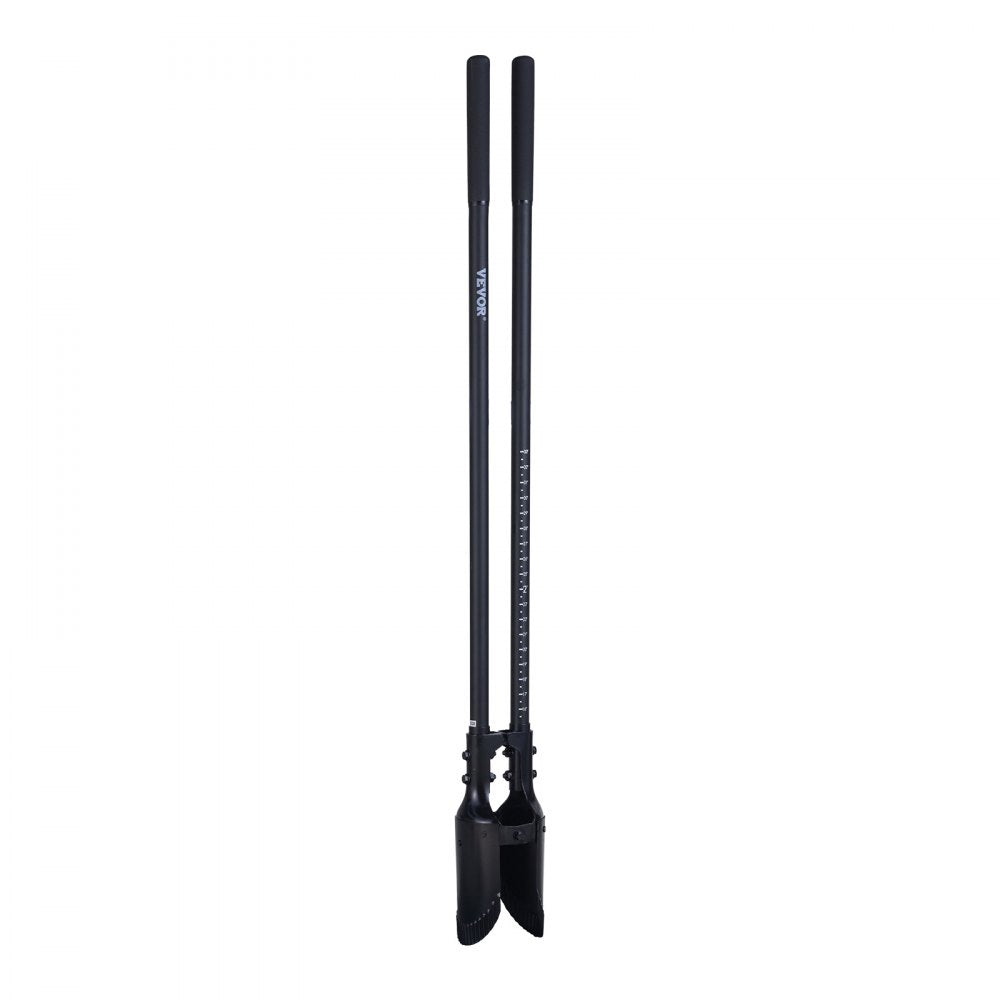 VEVOR Post Hole Digger with Fiberglass Handle Scale Markings 1460mm Hole Digger