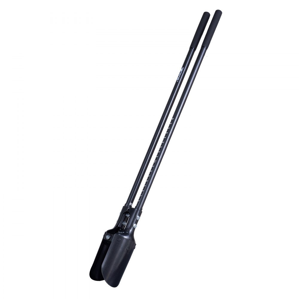 VEVOR Post Hole Digger with Carbon Steel Handle Scale Marks 1460mm Hole Digger