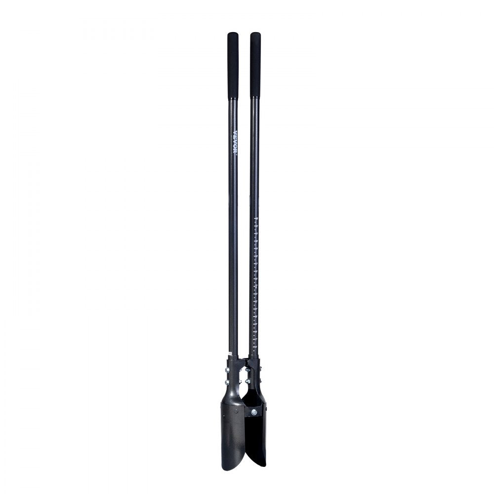 VEVOR Post Hole Digger with Carbon Steel Handle Scale Marks 1460mm Hole Digger