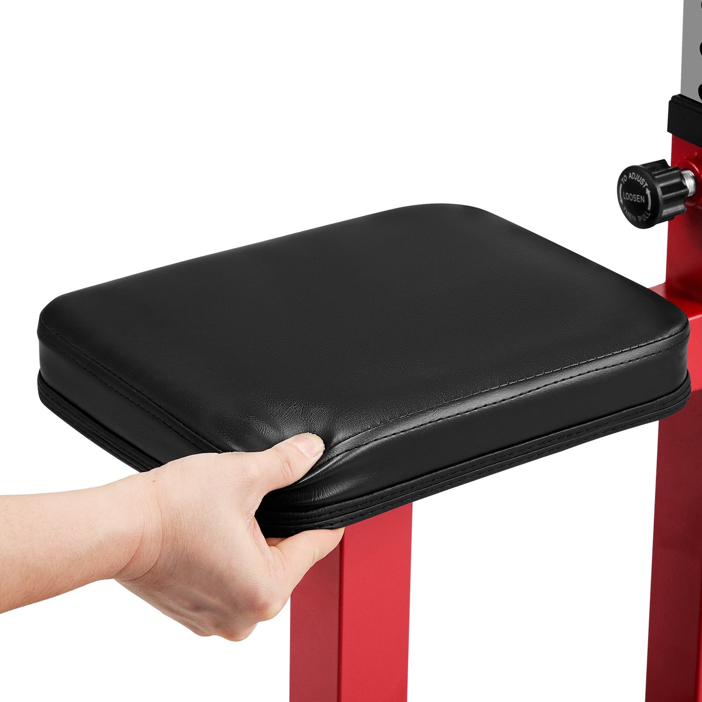 Weight Bench with Leg Extension, Strength Training Benches, Max load 440 LBS Home Gym Bench Fitness Equipment, Seated Arm Isolated Barbell Dumbbell Bicep Station, Workout Bench for Home Gym