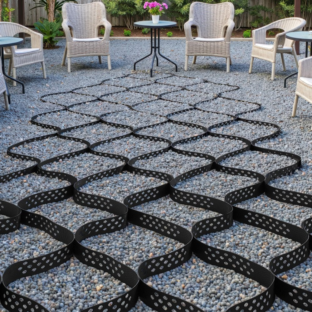 VEVOR Ground Grid 2-In Deep Geocell Grid 32.81x9.84FT / 10000x3000mm for Gravel
