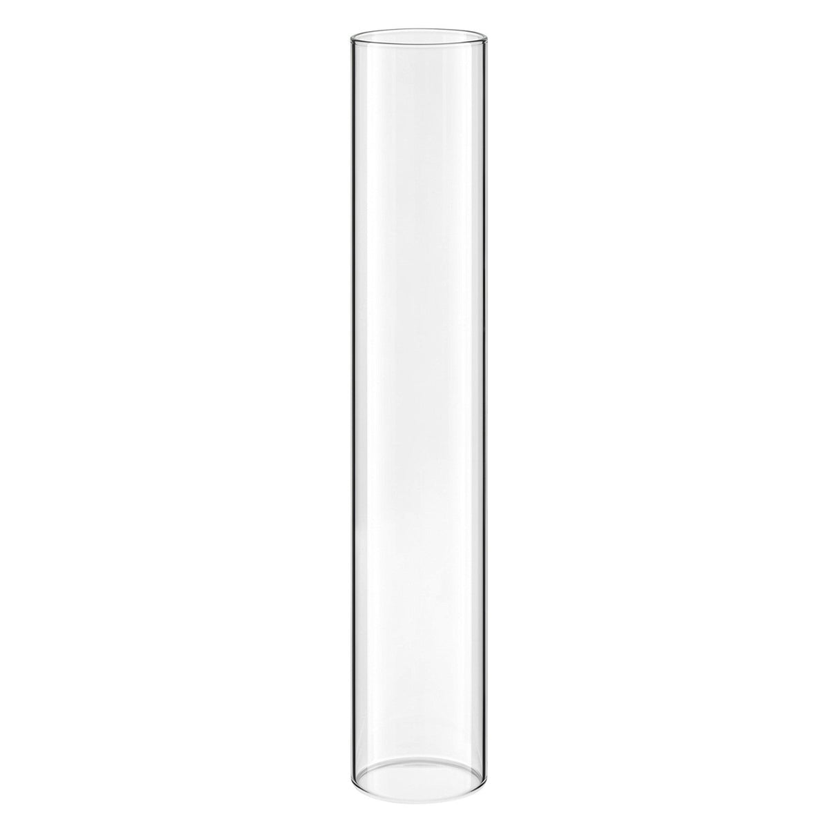 Hurricane Glass Cylinders Set of 24, Φ 65 x 350 mm Tall Clear Glass Candle Covers, High Borosilicate Glass Sleeves for Pillar Candles, Wedding Centerpieces, Home Decor, Party, Wind Protection