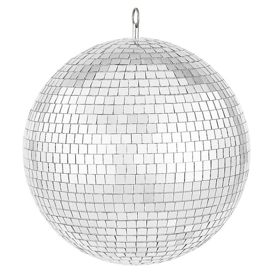 VEVOR Mirror Disco Ball 295 mm Silver Party Disco Ball with Hanging Ring