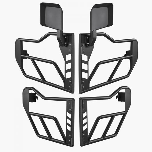 VEVOR 4-Door Jeep Tube Doors Jeep Tubular Door for 2018-2024 Jeep Wrangler JL