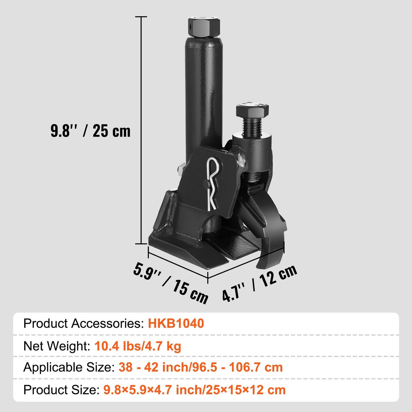 VEVOR Manual Tire Bead Breaker, 96.5- 106.7 mm Tires Changer Tool, Heavy-duty Bead