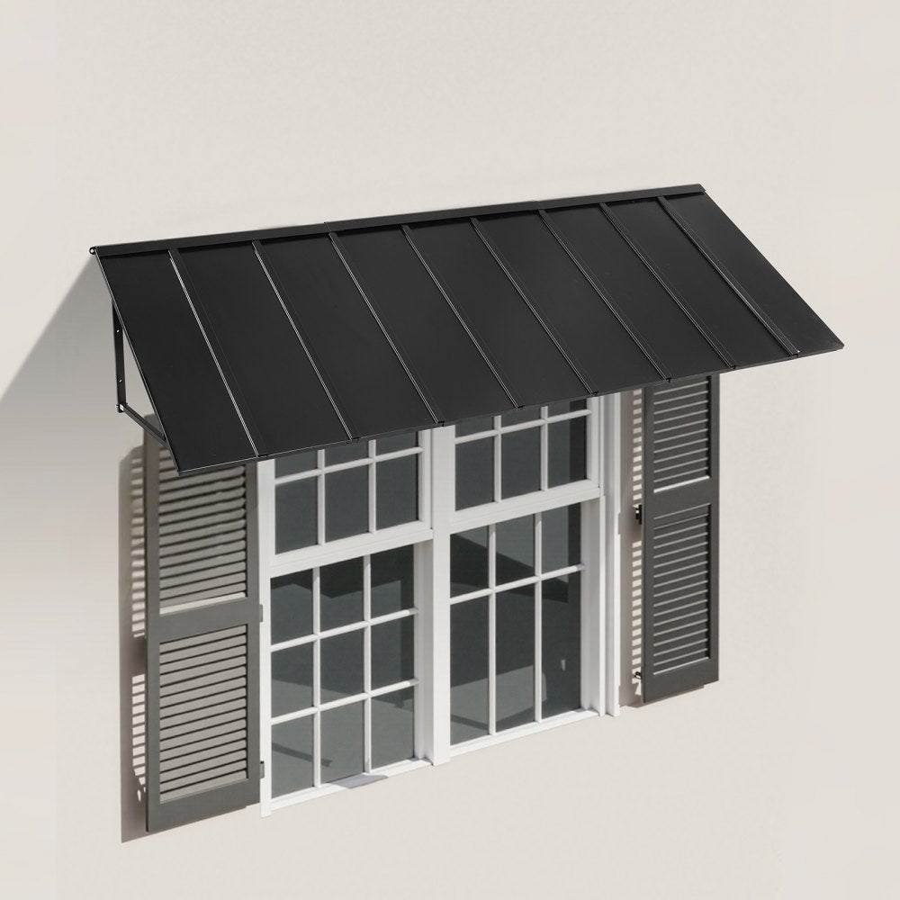 VEVOR Window Awning Door Canopy 104x36 in Outdoor Patio Steel Front Door Awnings