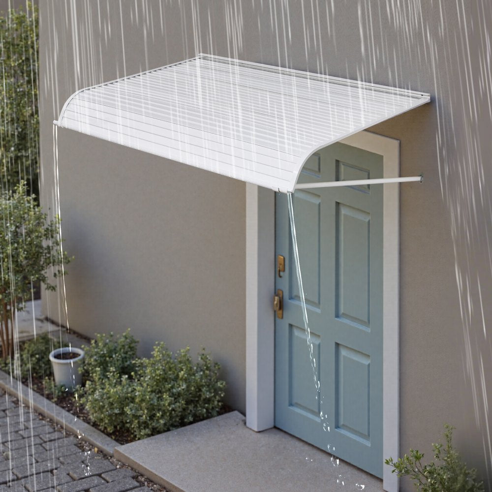 VEVOR Window Awning Door Canopy 60x42 in Aluminum Alloy Front Door Awnings