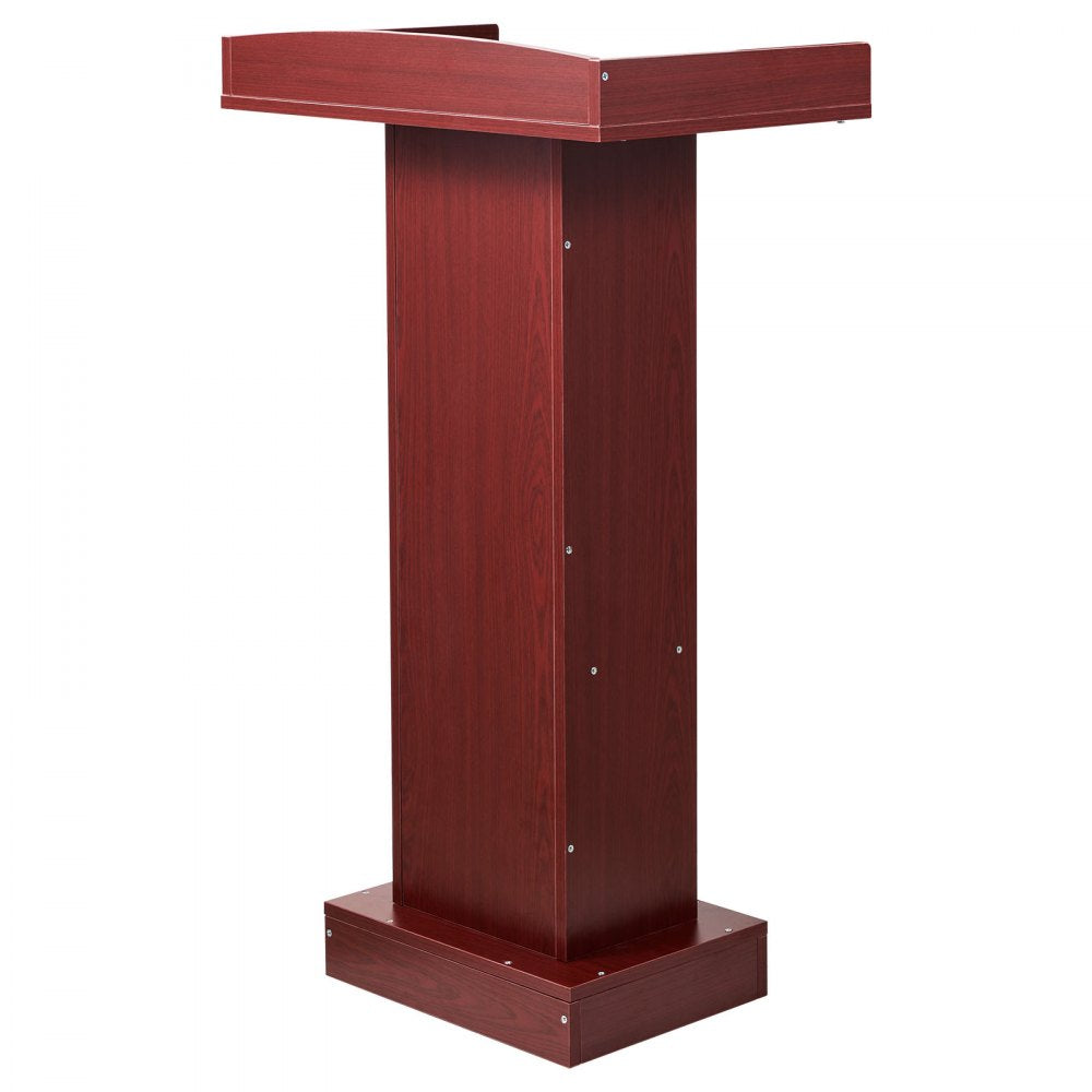 Podium Stand 1040 mm Wooden Lectern with Storage Shelf Classroom Church