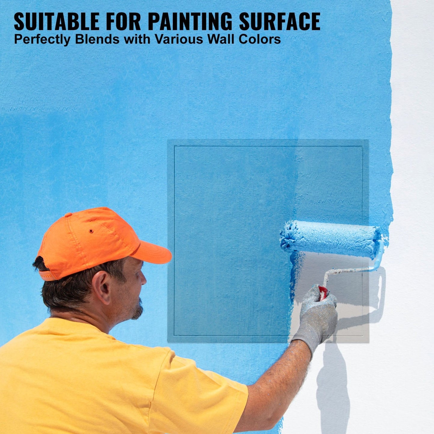 Reinforced Steel Access Panel for Drywall & Ceiling, 613x613 mm, Easy Install