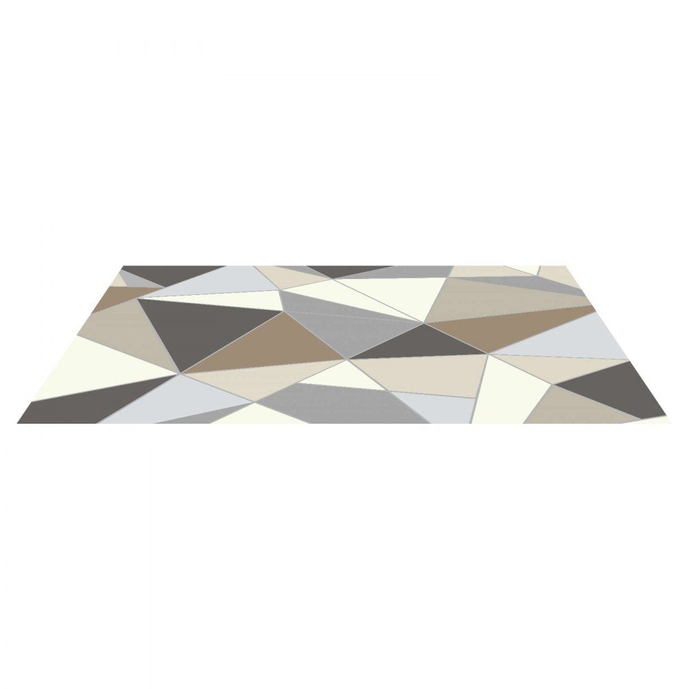 VEVOR Large Area Rug 1524 x 2133.6 mm Anti-Skid Floor Mat Modern Charcoal Gray