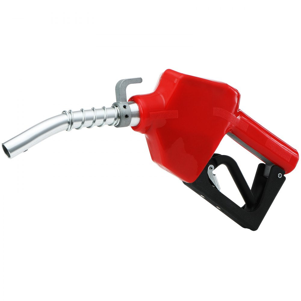 VEVOR Automatic Fuel Nozzle, 3/4" NPT Inlet Thread & 13/16" Spout, 11 GPM Max Flow Rate, Auto Shut Off, Aluminum & PVC Gas Pump Handle with 360° Swivel for Gasoline Diesel Kerosene Biodiesel Refilling