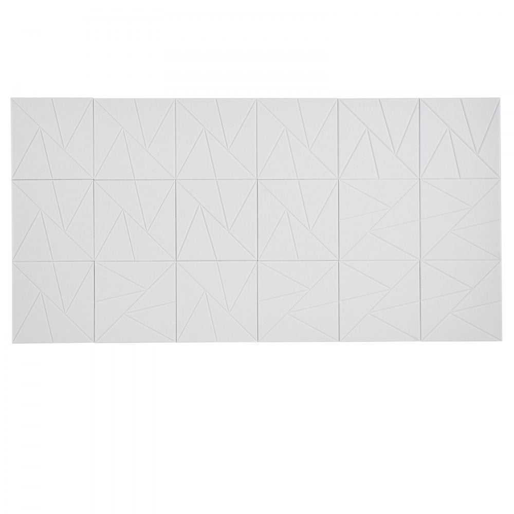 VEVOR 18 Pack Acoustic Wall Panels 30 x 30 x 5 cm Self-Adhesive White
