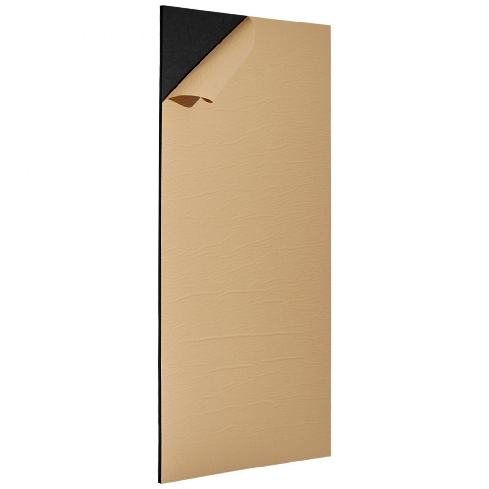 VEVOR 5 Pack Acoustic Wall Panels 120 x 60 x 5 cm Self-Adhesive Black