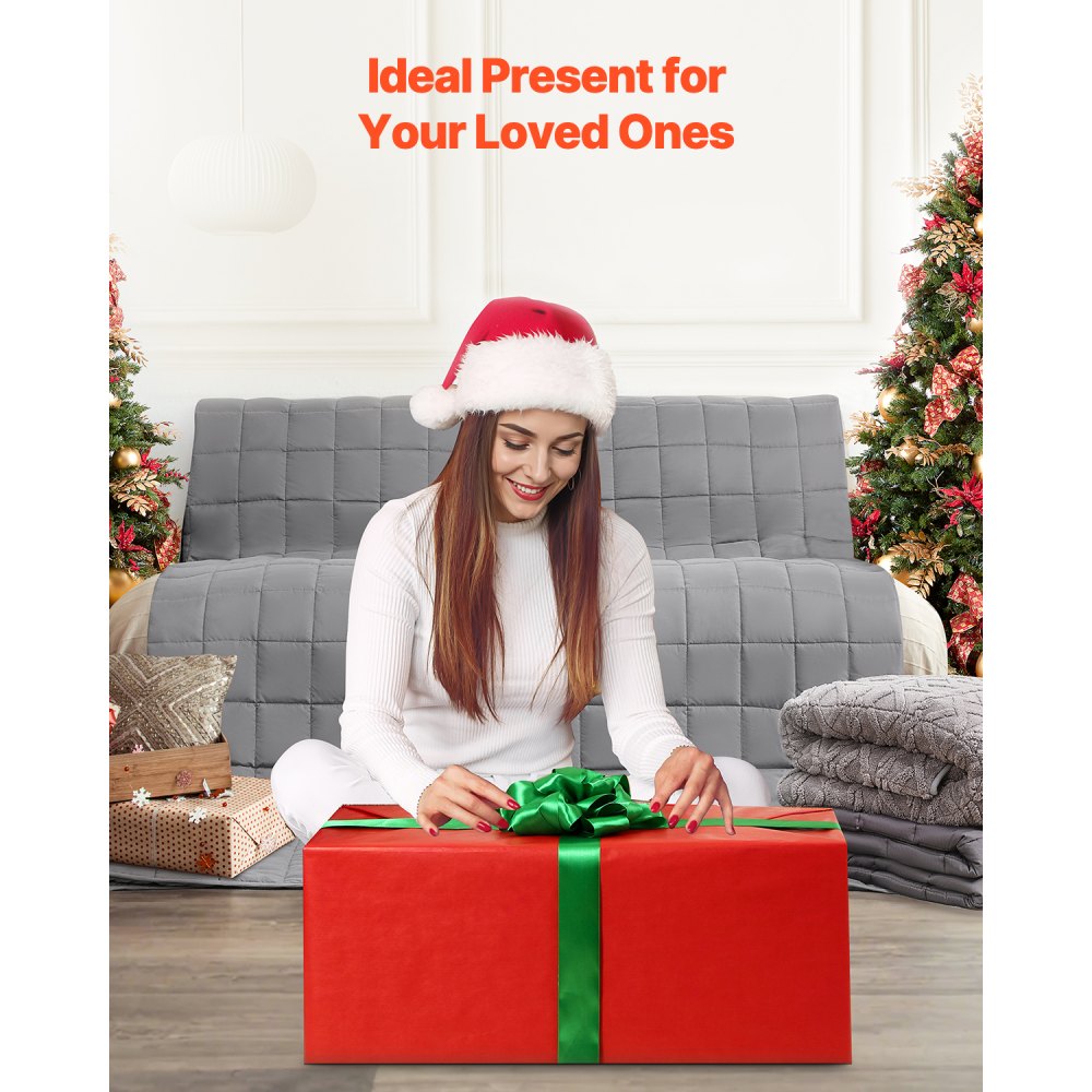 VEVOR Weighted Blanket 11kg 1524 x 2032mm Queen Cooling Breathable Heavy Blanket