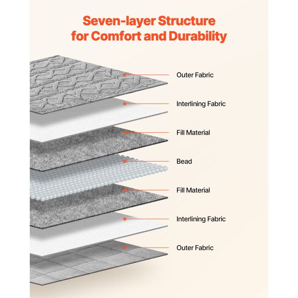 VEVOR Weighted Blanket 9kg 1524 x 2032mm Queen Size Sherpa Fleece Heavy Blanket